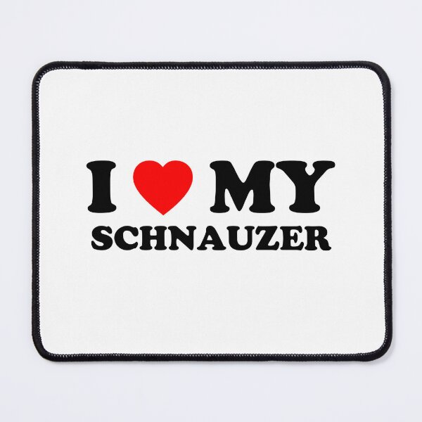 Item preview, I Love My Schnauzer Style NY Heart Dog Gift designed and sold by Guarddogdrive.