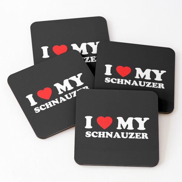 Item preview, I Love My Schnauzer Style NY Heart Dog Gift designed and sold by Guarddogdrive.