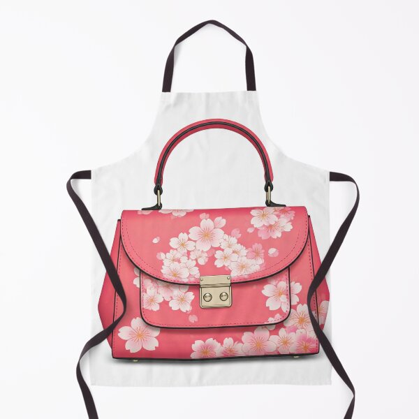 Artikelvorschau, Kirschblüten-Eleganz: Eine Handtasche mit rosa Blumenmuster entworfen und verkauft von ZenOfAIarts.
