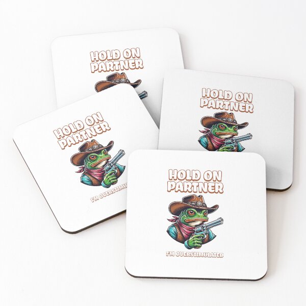 Item preview, Hold On Partner I'm Overstimulated designed and sold by musthavewords.