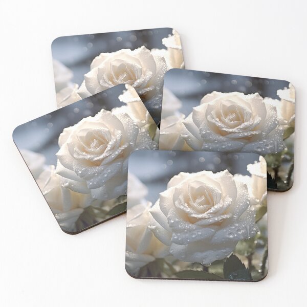 Item preview, Christmas - White Roses designed and sold by KootenayDesigns.