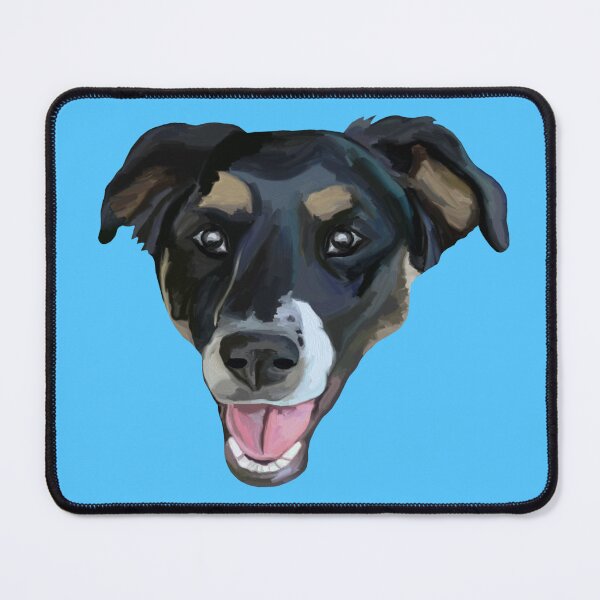 Item preview, Smiling Border Collie Portrait designed and sold by Deborah Camp.