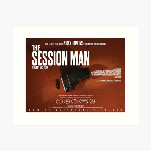 Aperçu de l'œuvre L'homme de session: Nicky Hopkins Poster créée et vendue par TheSessionMan.