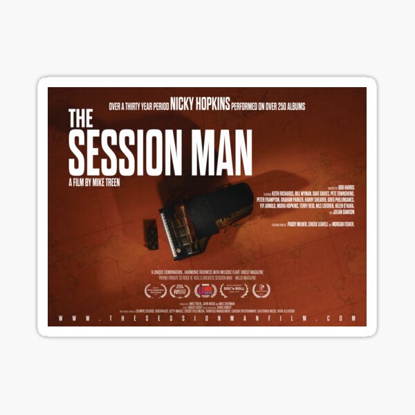 Item preview, The Session Man:Nicky Hopkins Poster designed and sold by TheSessionMan.
