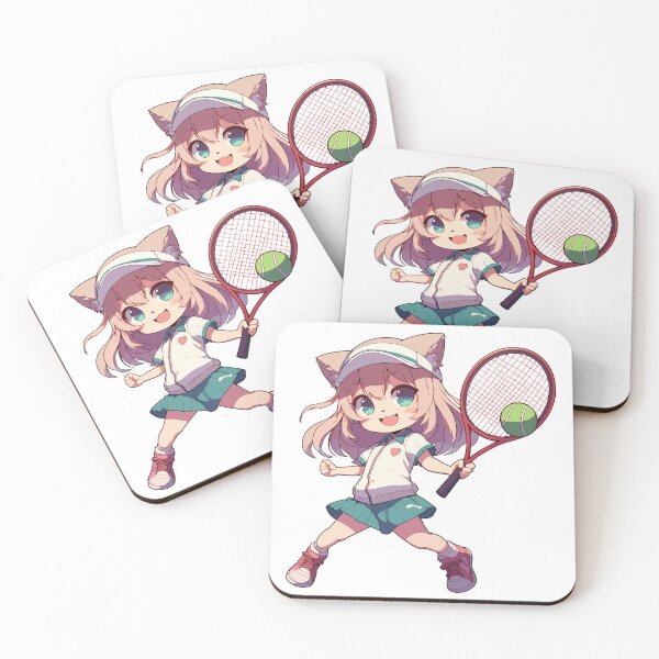 Item preview, Sporty cat: tennis player designed and sold by ArtEmotionsImages.