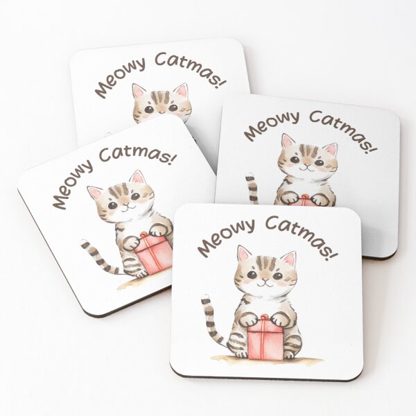 Item preview, Meowy Catmas! designed and sold by Olive's Cozy Little Shop.
