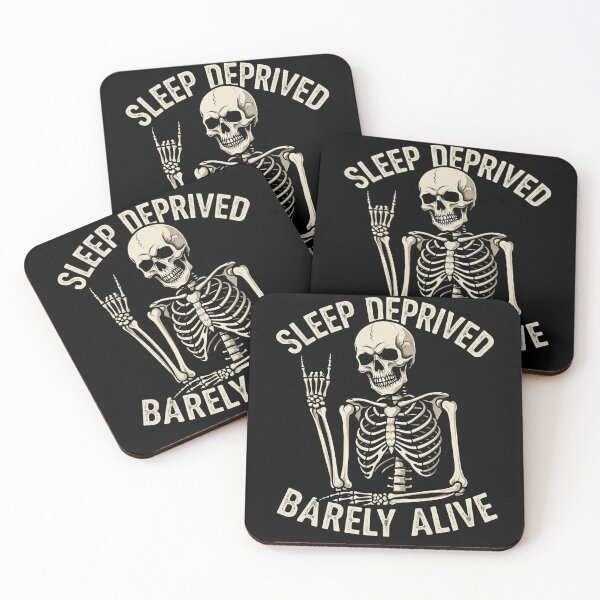 Item preview, skeleton sleep deprived barely alive designed and sold by studiopekepeke.