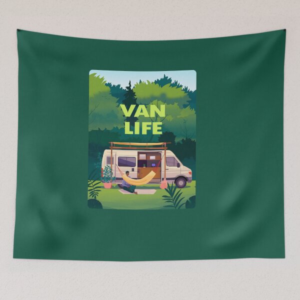 Item preview, Van Life in Nature designed and sold by kitty-kingdom.