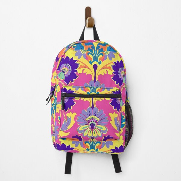 Item preview, Pop Art Psychedelic Floral Symphony: Neon Baroque Bloom Pop Art Deco Pink, Yellow, Purple designed and sold by squishmuffin101.