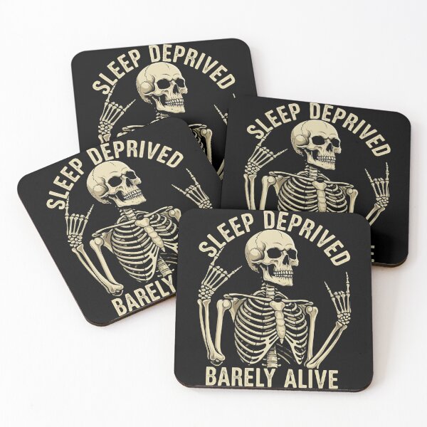 Item preview, skeleton sleep deprived barely alive designed and sold by studiopekepeke.