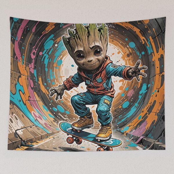 Item preview, Groot skating designed and sold by worldimagine91.