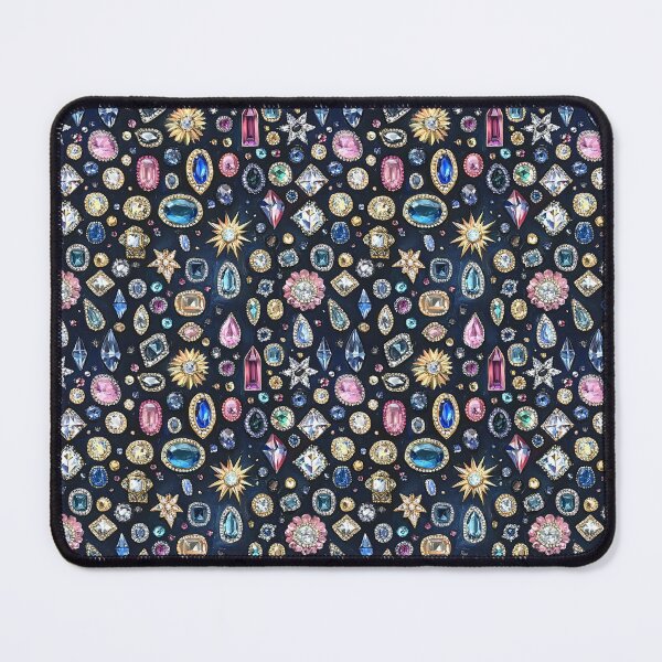 Item preview, Luxury Maximalist Pattern: Bejeweled Gemstones designed and sold by Creative Brat Design Studio.