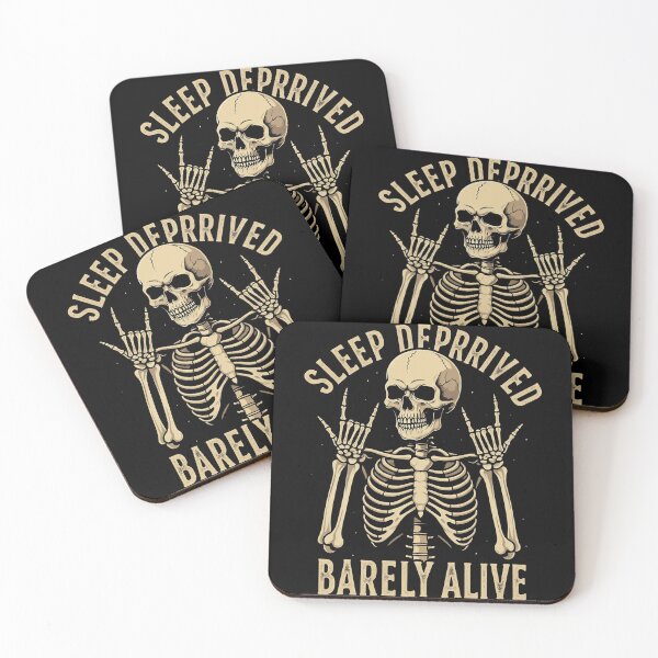 Item preview, skeleton sleep deprived barely alive designed and sold by studiopekepeke.