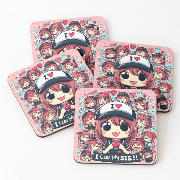 Item preview, I love My Sis Pattern 2.0 designed and sold by StickyGuys.