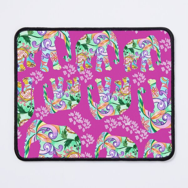 Item preview, Magenta Elephant herd designed and sold by SharonVallis.