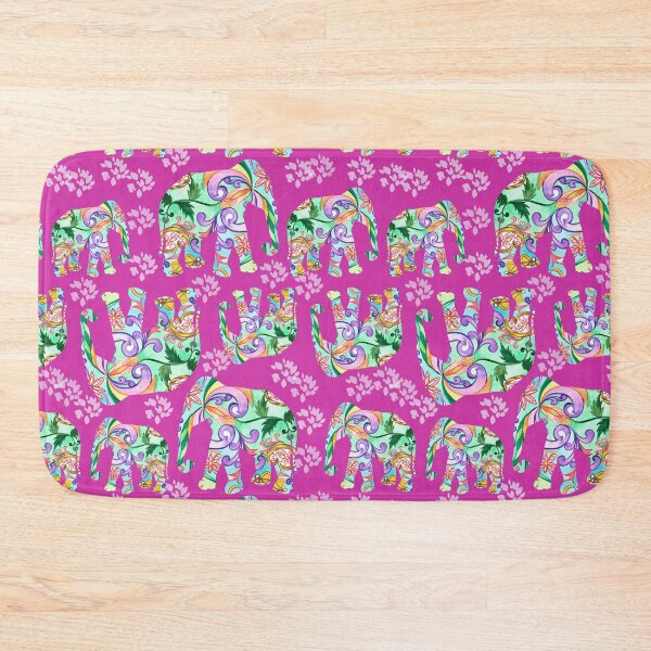 Item preview, Magenta Elephant herd  designed and sold by SharonVallis.