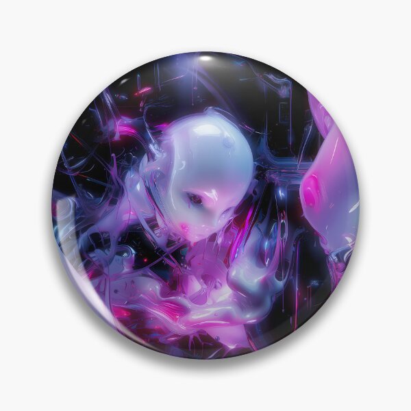 Item preview, Liquid Ether | Neon Rebirth | Cybercore Abstract Art Poster designed and sold by dragon-mignon.