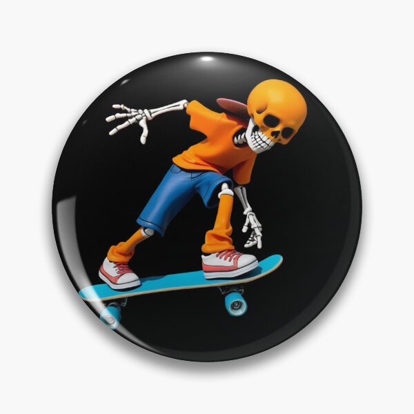Item preview, Skateboarding Skeleton – Halloween Vibes designed and sold by fulldreamer2021.