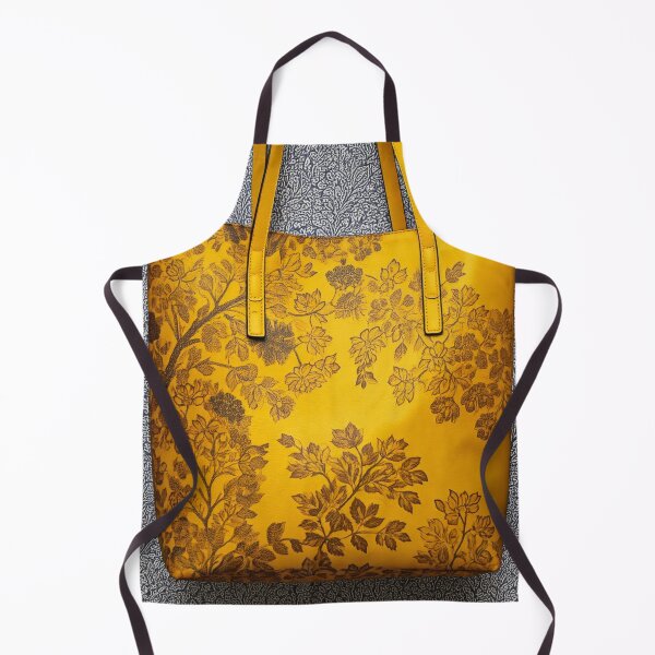 Item preview, Golden Floral Tote Bag on Textured Background designed and sold by ZenOfAIarts.