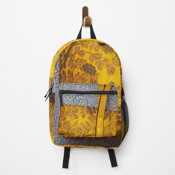 Item preview, Golden Floral Tote Bag on Textured Background designed and sold by ZenOfAIarts.