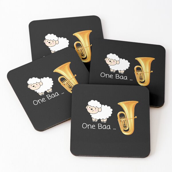 Item preview, Musician Humor One Baa Tuba Funny Brass Player Gift designed and sold by Ceramic Scripture.