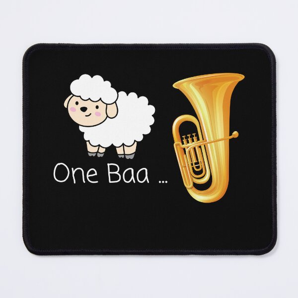 Item preview, Musician Humor One Baa Tuba Funny Brass Player Gift designed and sold by Ceramic Scripture.