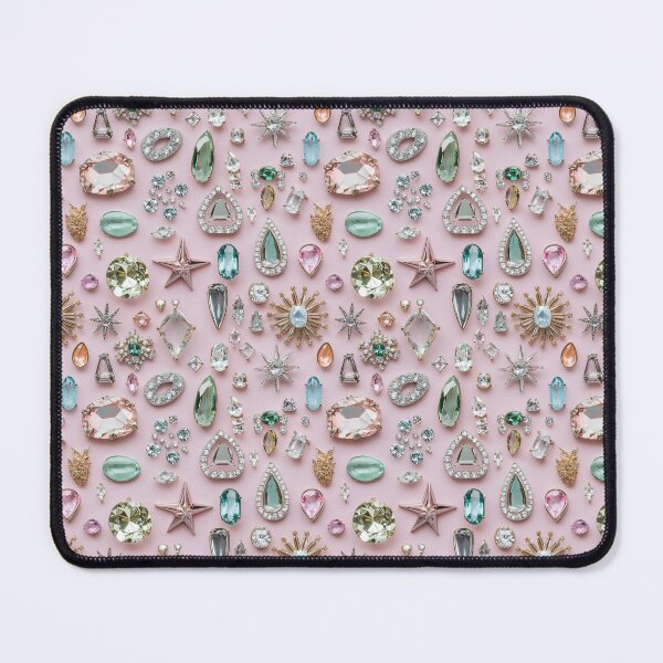 Item preview, Girly Glam Collage: Bejeweled Gem Brooch designed and sold by Creative Brat Design Studio.