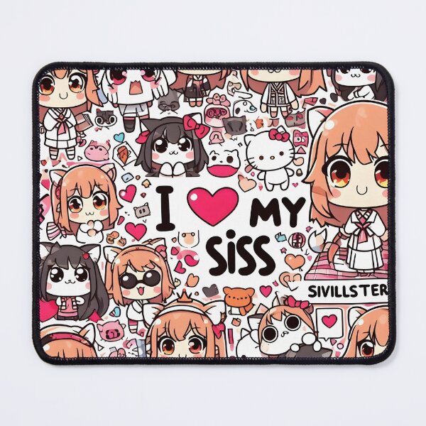 Item preview, I love My Sis Pattern 3.0 designed and sold by StickyGuys.