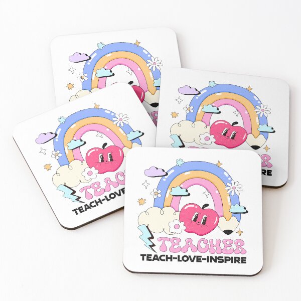 Item preview, teach, love, inspire. Teacher appreciation design.  The perfect Christmas/birthday/leaving gift for your favourite teacher. Best teacher gift. designed and sold by Invisible-Cult.