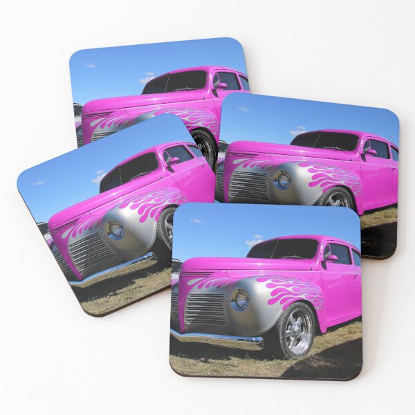 Item preview, Plymouth cupé rosa de los años 40 designed and sold by McFleur's Lens.