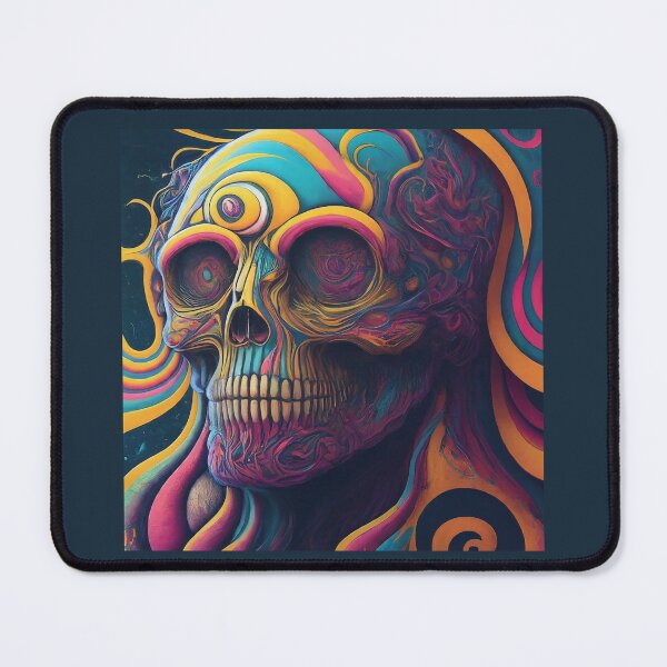 Item preview, Psychedelic Skull designed and sold by ForceInept's Shop.