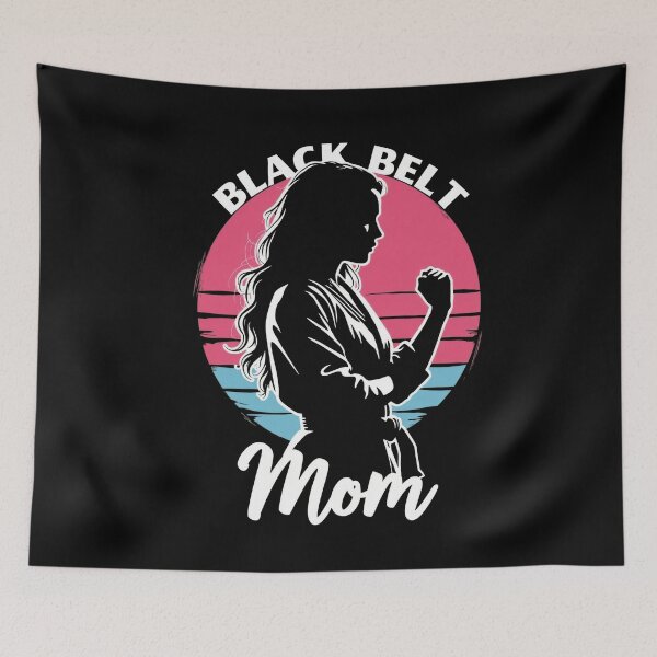 Item preview, Black Belt Mom Martial Arts Karate Jiu-Jitsu Taekwondo designed and sold by Hananiah Merch.