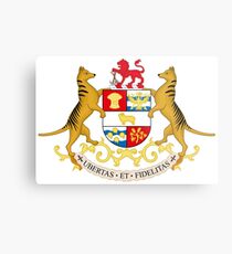 Coat of Arms of Tasmania, Australia Metal Print