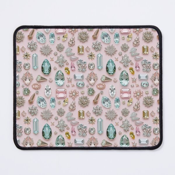 Item preview, Fashion Collage: Bejeweled Chic Gemstones designed and sold by Creative Brat Design Studio.