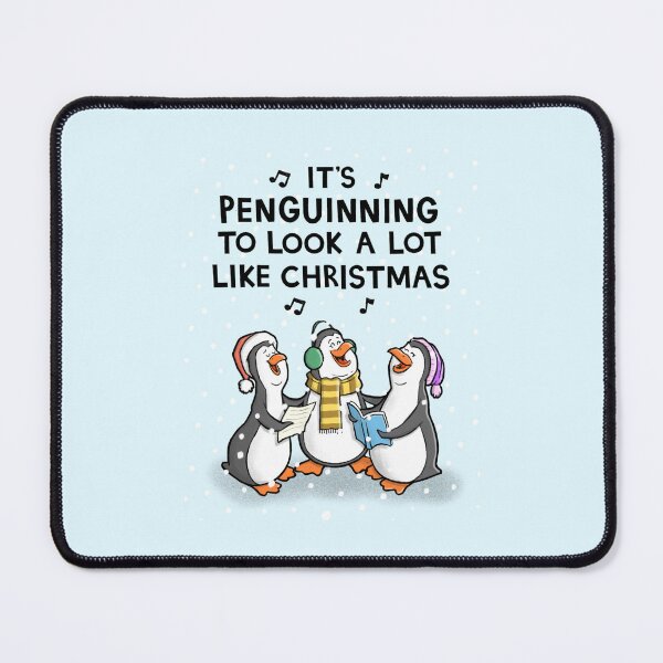 Item preview, Christmas Penguin Pun designed and sold by carlbatterbee.