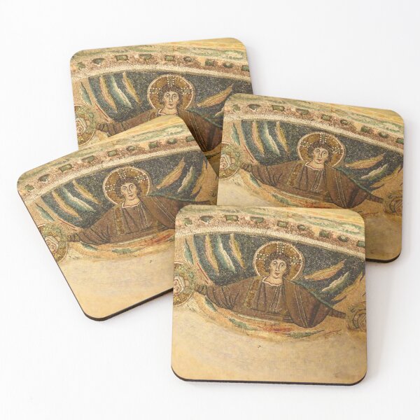 Item preview, Christ and Two Saints 6th Century Mosaic designed and sold by wiggyofipswich.