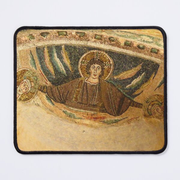 Item preview, Christ and Two Saints 6th Century Mosaic designed and sold by wiggyofipswich.