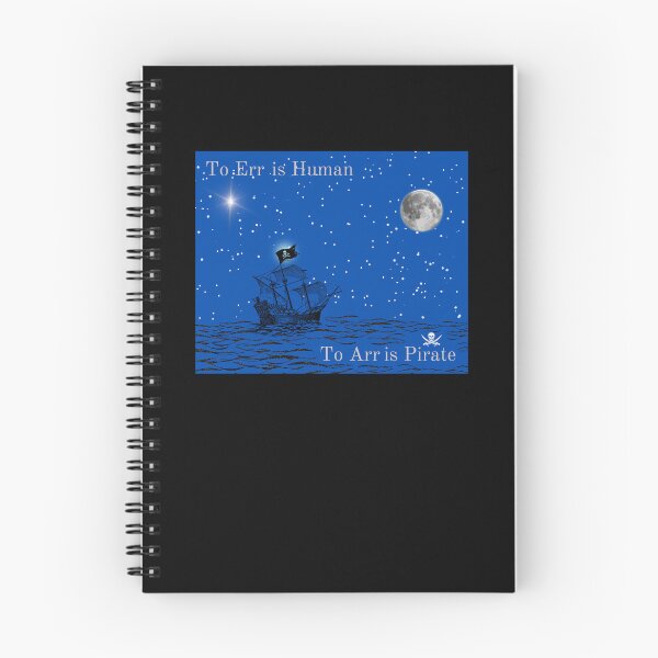 Item preview, To Err is Human, To Arr is Pirate designed and sold by EJVisuals.
