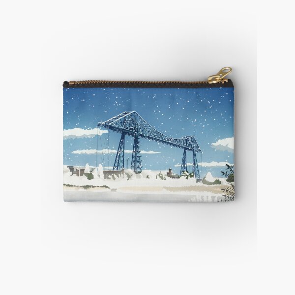 Item preview, Tees Transporter Bridge (snow) designed and sold by Richard O'Neill Art.