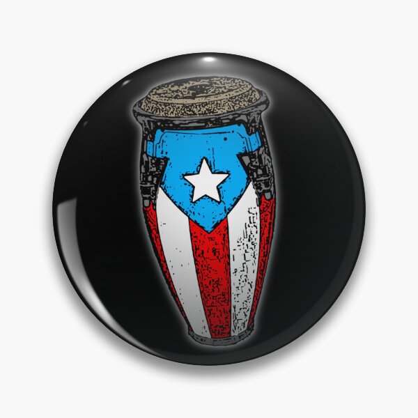 Item preview, Puerto Rican Flag Conga Drum designed and sold by SoLunAgua ..