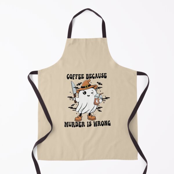 Item preview, Coffee Because Murder Is Wrong Funny designed and sold by Lorena Tiana.