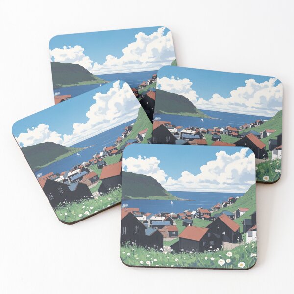 Item preview, Faroe Islands | Anime style designed and sold by ComicsFactory.
