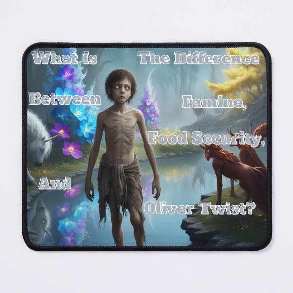 Item preview, What is the difference between famine, food security and Oliver Twist? designed and sold by NtoikeShop123.