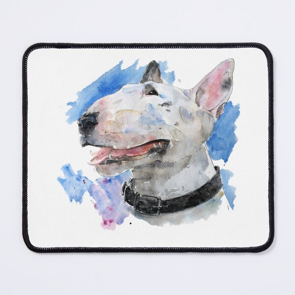 Artikelvorschau, Bullterrier Aquarell entworfen und verkauft von SpottedPilot.