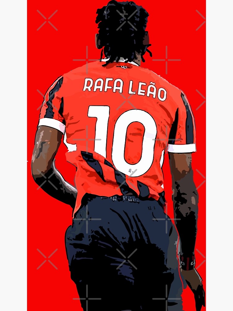 Poster Leao AC Milan - Stampa Grafica - Haute Qualité - Fabriqué En Italie