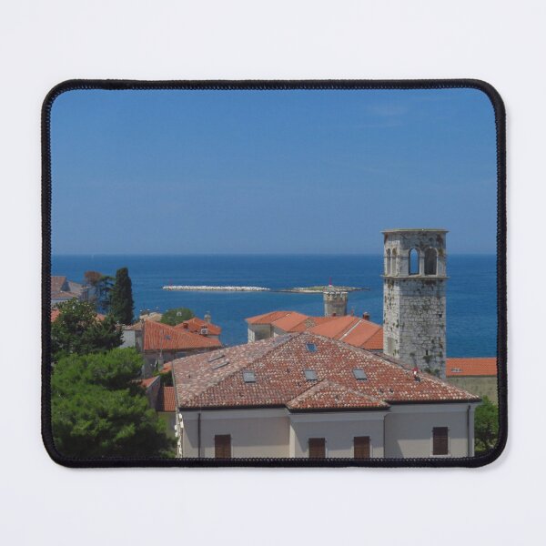 Item preview, Franciscan Church Tower, Porec & The Adriatic Sea designed and sold by wiggyofipswich.