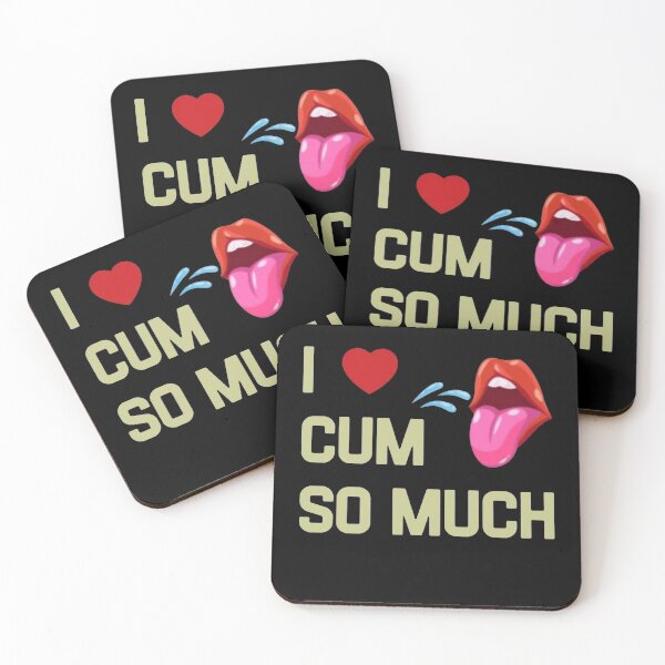 Item preview, I Love Cum So Much - Adult Humor designed and sold by studiopekepeke.
