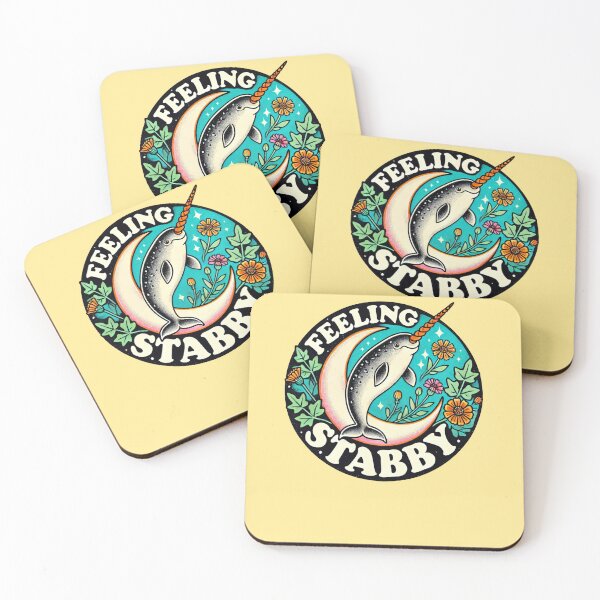 Item preview, Feeling Stabby Narwhal designed and sold by FrictionMaxxing.