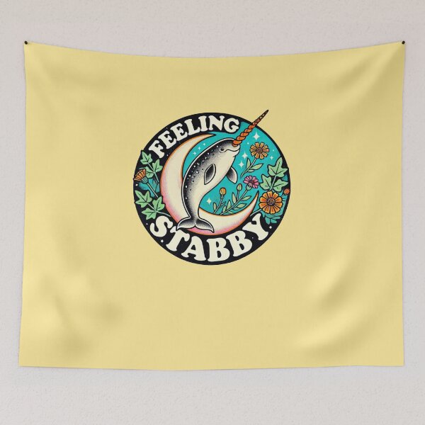 Item preview, Feeling Stabby Narwhal designed and sold by FrictionMaxxing.