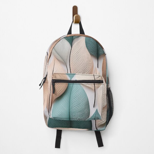 Item preview, A sleek, contemporary pattern design with simple, geometric leaf shapes in muted colors. designed and sold by HEMRO.